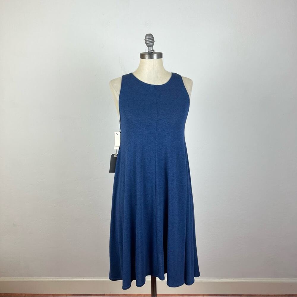 Aritzia Wilfred Free Rosa Dress in Medium Indigo